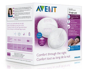 Philips Avent Disposable Nite Breast Pads 20 Pack