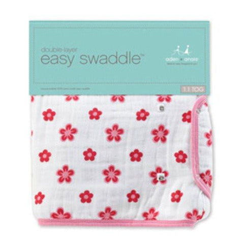 Aden + Anais Easy Swaddle - Princess posie - daisy (S/M)