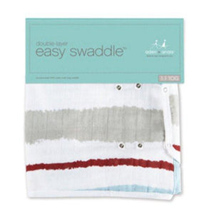 Aden + Anais Easy Swaddle - liam the brave - paitbrush stripe(S/M)