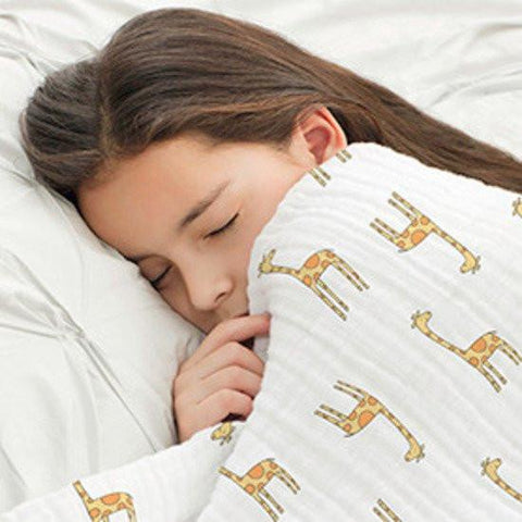 Aden + Anais Classic Dream Blankets - Jungle Jam - giraffe/ white