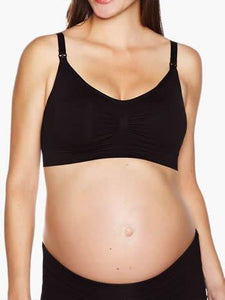 Nursing Angel Seamless Nursing Bra BLACK