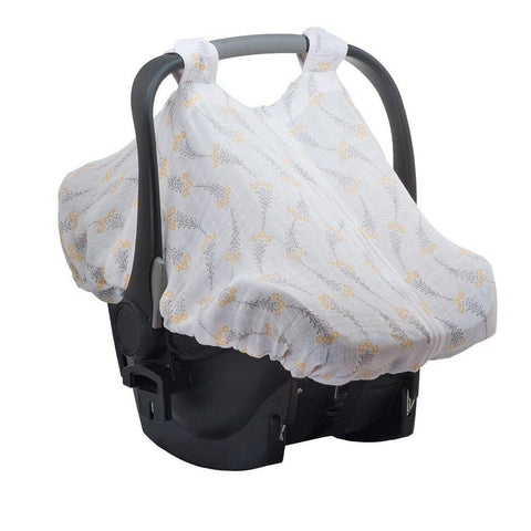 Bebe Au Lait Premium Muslin Car Seat Cover