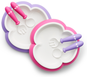 plate-spoon-fork-2-sets-pink-purple