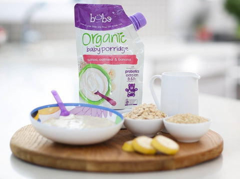 Nature Bubs Organic Porridge - Quinoa, Oatmeal, Banana 120g