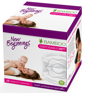 Disposable Bamboo Nursing Pads (40 Pcs)