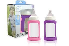 Colour Change Glass Bottle Wide Neck 240ml Twin Pack