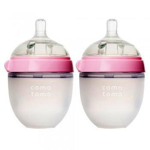 Comotomo Baby Bottle 150ml 2 Pack- Soft Hygienic Silicone Feeding Bottle