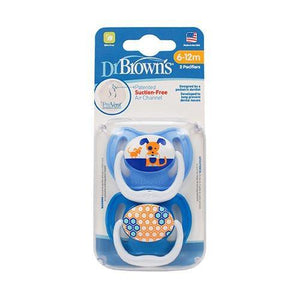 Dr Brown's Prevent Orthodontic Silicone Soother Stage 2  6 - 18 months 2 Pack