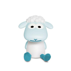 Fin the Sheep reading light with auto-shut off - Blue