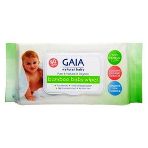 GAIA Bamboo Baby Wipes (80pk)