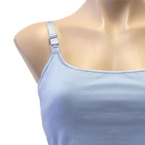 Glamourmom Nursing Bra Tank Blue Lace