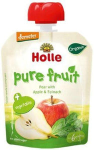 holle-organix-pouch-pear-with-aplle-spinich-90g