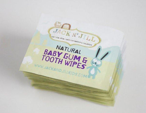 Jack n' Jill Natural Baby Gum & Tooth Wipes 25pk