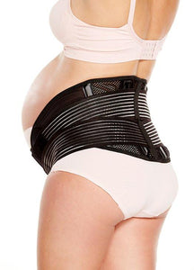 Posture Correcting Maternity Support Belt - Black