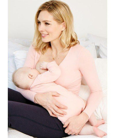 Thermal Comfort Maternity & Nursing Undershirt Pink