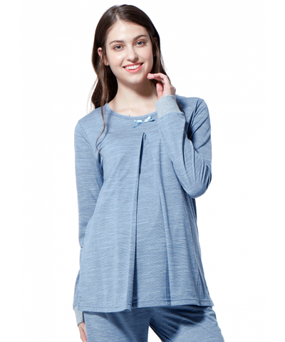 stripes-maternity-nursing-lounge-set-blue-grey