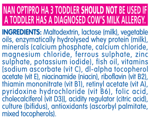 NAN Optipro HA 3 Gold 800g