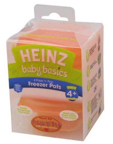 Heinz Baby Basics Press 'n' Pop Freezer Pots (4pk)