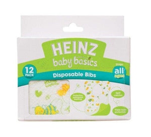 Heinz 12 Pack Disposable Bibs