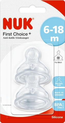 NUK First Choice+ Teat - 2pk