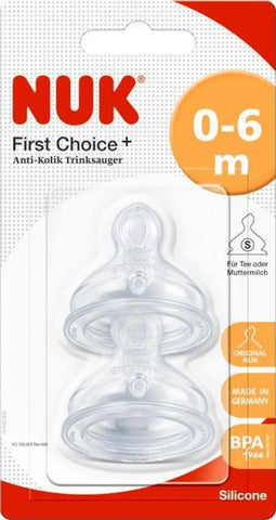 NUK First Choice+ Teat - 2pk