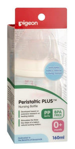 Pigeon Wide Neck Peristaltic PLUS Bottle 160ml 2 pk