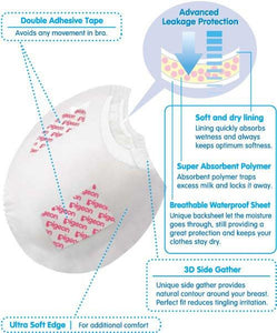 Pigeon Premium Disposable Breast Pads 30 pk