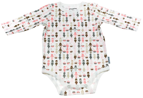Playette Long Sleeve Body Suit.