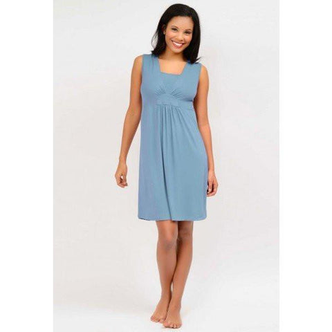 Layered V-Neck Sleeveless Nursing Chemise