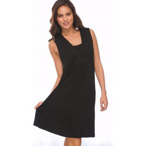 layered-v-neck-sleeveless-nursing-chemise