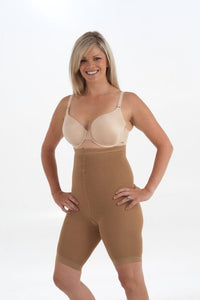 Solidea High Waist Recovery Shorts - Nude