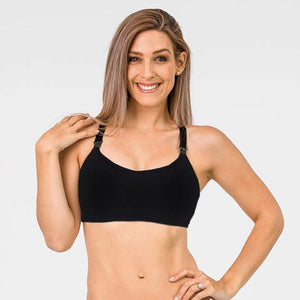 FIT2FEED ACTIVEWEAR NURSING SPORTS BRA - Black