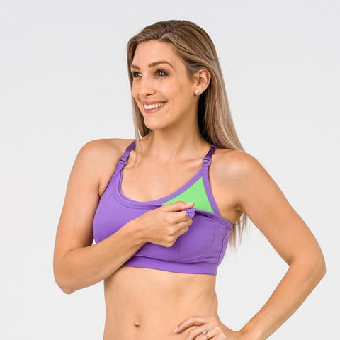 CADENSHAE EVERYDAY NURSING BRA - PURPLE