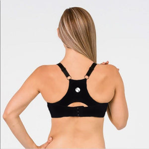 FIT2FEED ACTIVEWEAR NURSING SPORTS BRA - Black