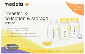 Breastmilk Collection & Storage Bottles 150ml (6pk)