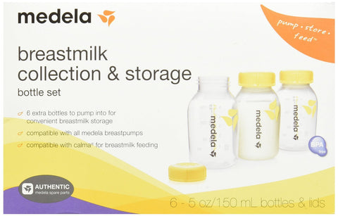 Breastmilk Collection & Storage Bottles 150ml (6pk)