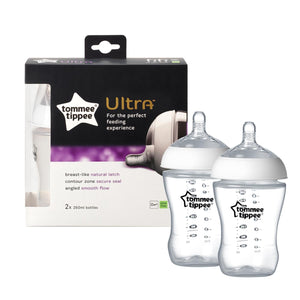 Tommee Tippee Ultra 260ml Bottle x 2